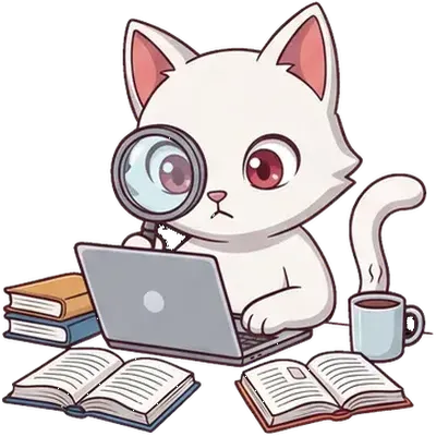 TokenTails cat researching information